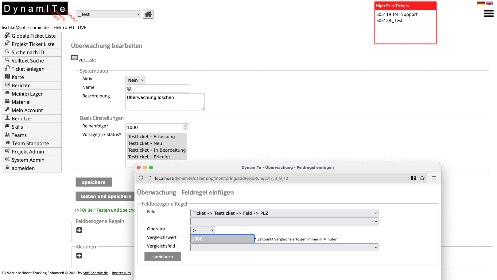 Automatische Überwachung